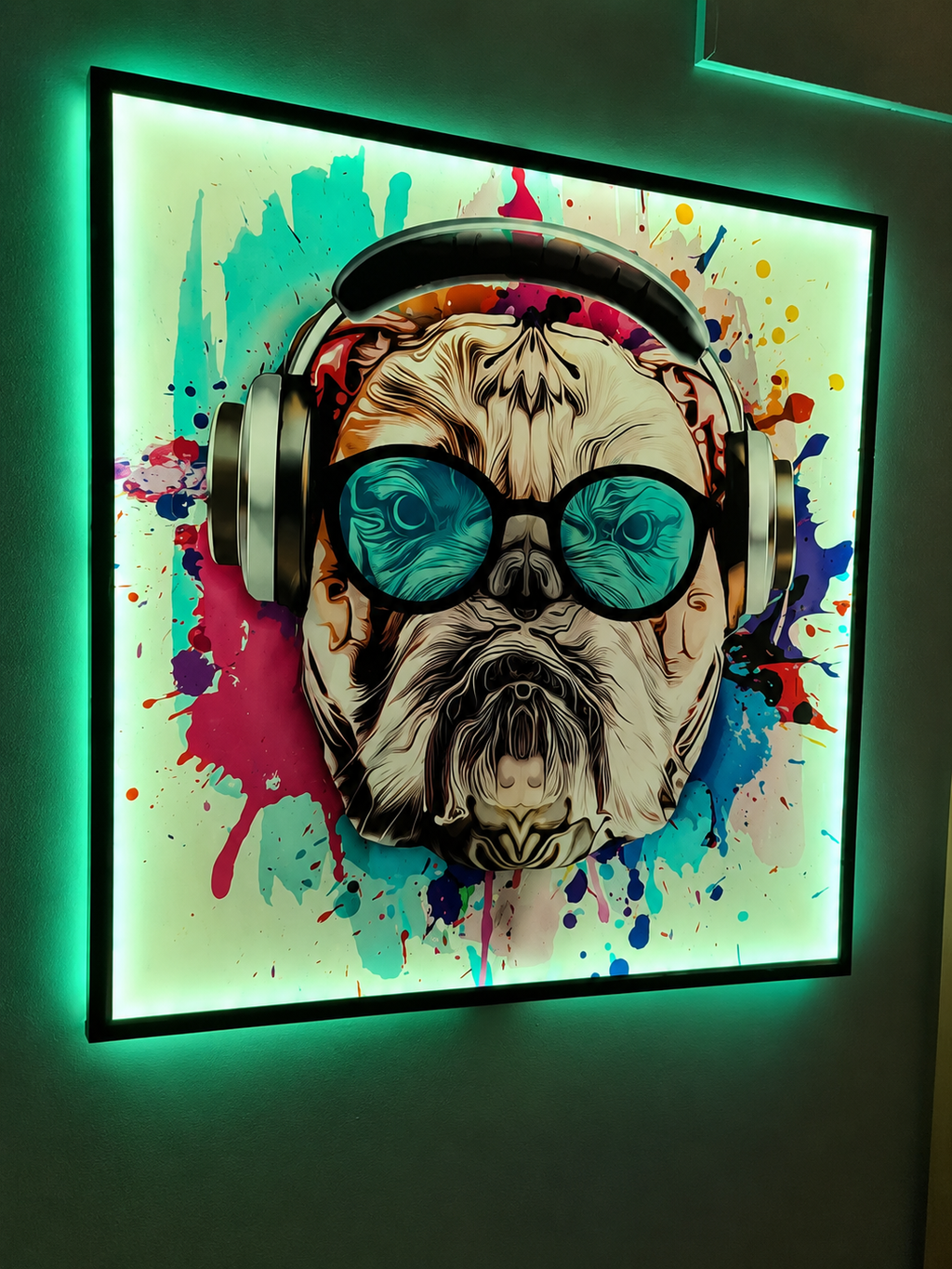 GlowFrame™ | Bulldog DJ LED Personnalisé