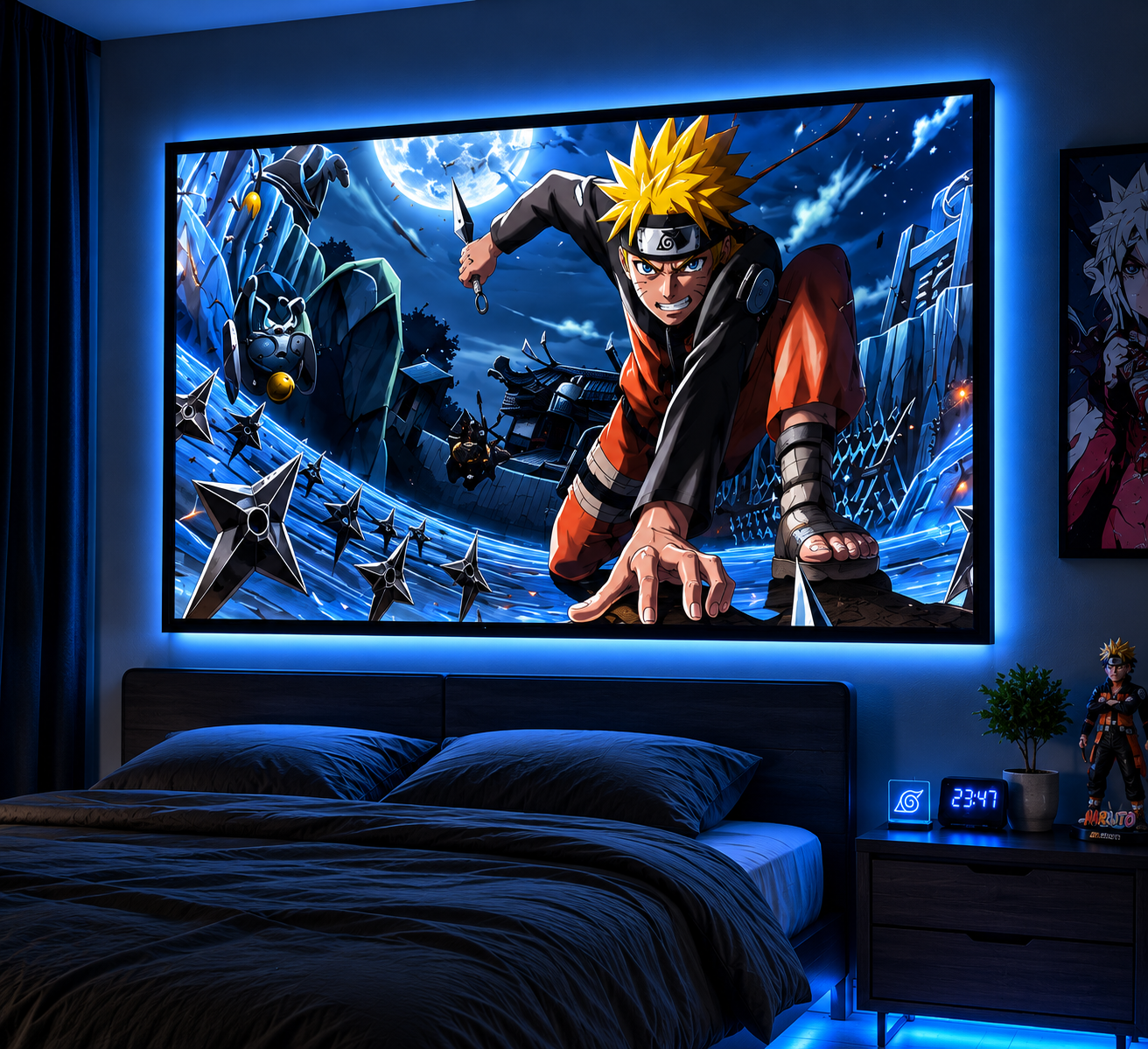 GlowFrame™ | Luffy, Shanks & Roger LED Premium