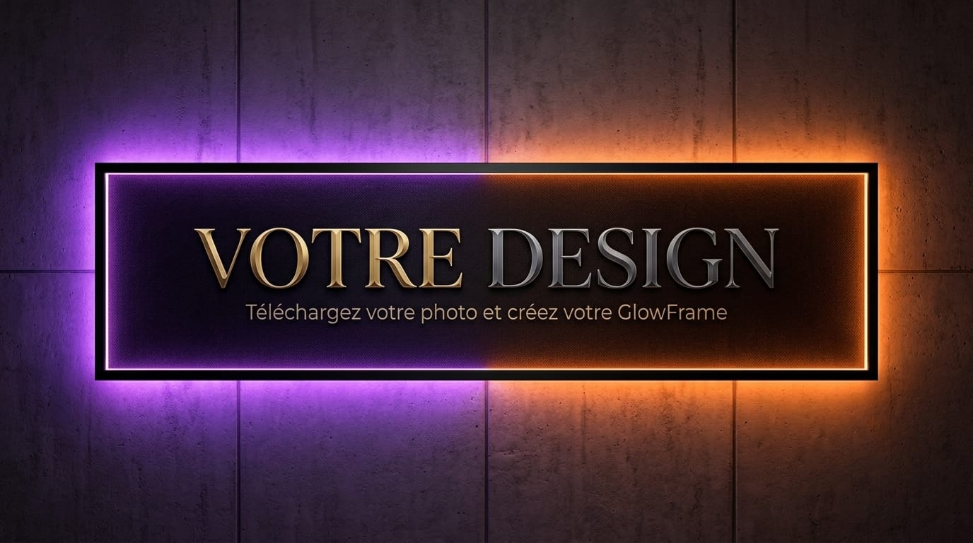 GlowFrame™ | Transformez Votre Photo en Tableau LED